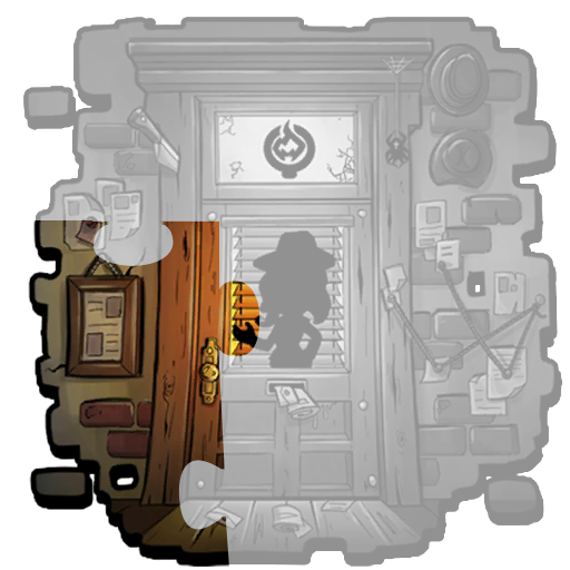 Part of Detective's Door