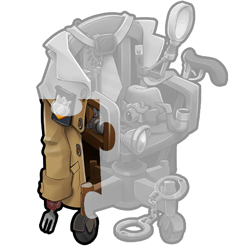 Part of Detective's Trench Coat
